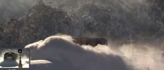 Το τρένο του …χιονιού!