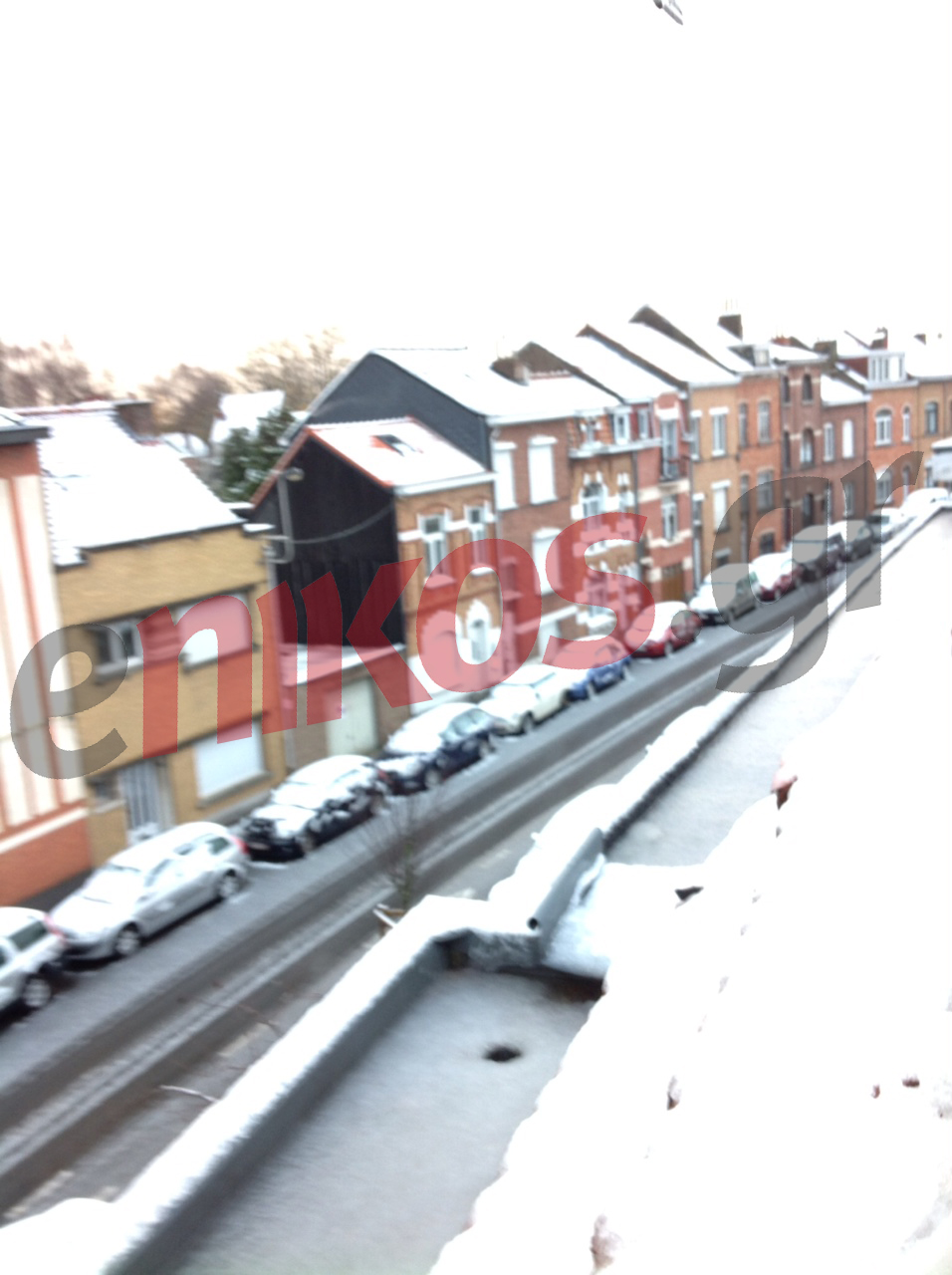 Τα πρώτα χιόνια στις Βρυξέλλες