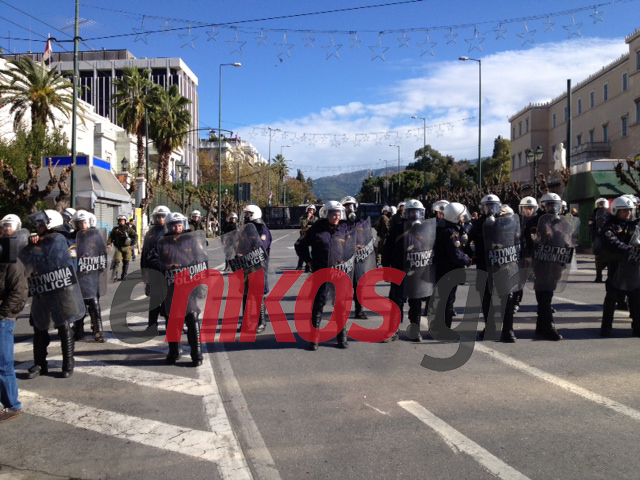 Τώρα-Ένταση στην Ομόνοια
