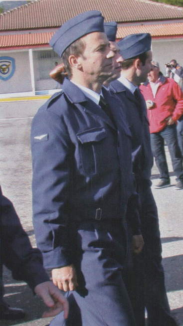 Η ορκωμοσία του σμηνίτη Ματέο