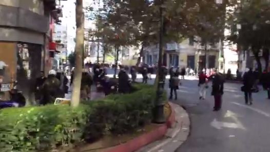 Βίντεο-Το κυνηγητό στην Ομόνοια