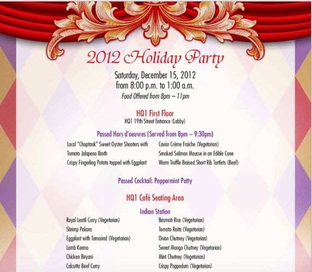 Αστακοί, χαβιάρι και μπακλαβάς στο χρυσό πάρτι του ΔΝΤ