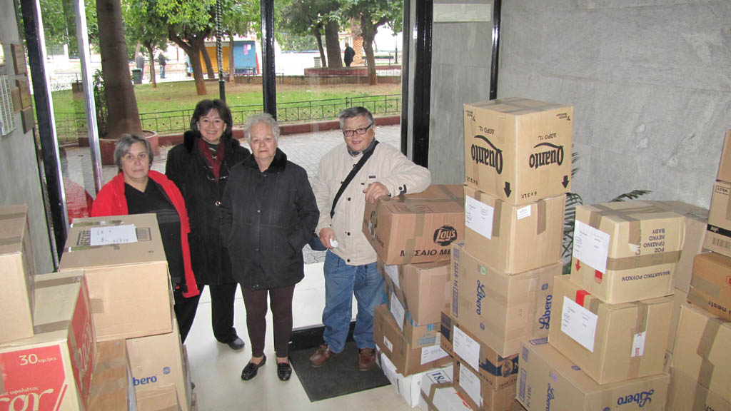 Συγκέντρωση ρούχων στην Κυψέλη