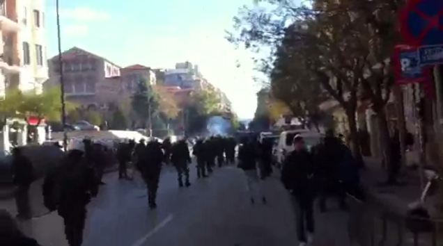 Βίντεο από τα επεισόδια στη Θεσσαλονίκη