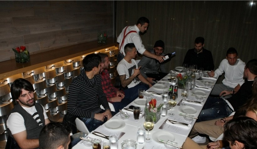 Φωτό-Το δείπνο του Ολυμπιακού