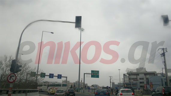 Τώρα-Εκτός λειτουργίας τα φανάρια στην συμβολή Πειραιώς-Κονδύλη