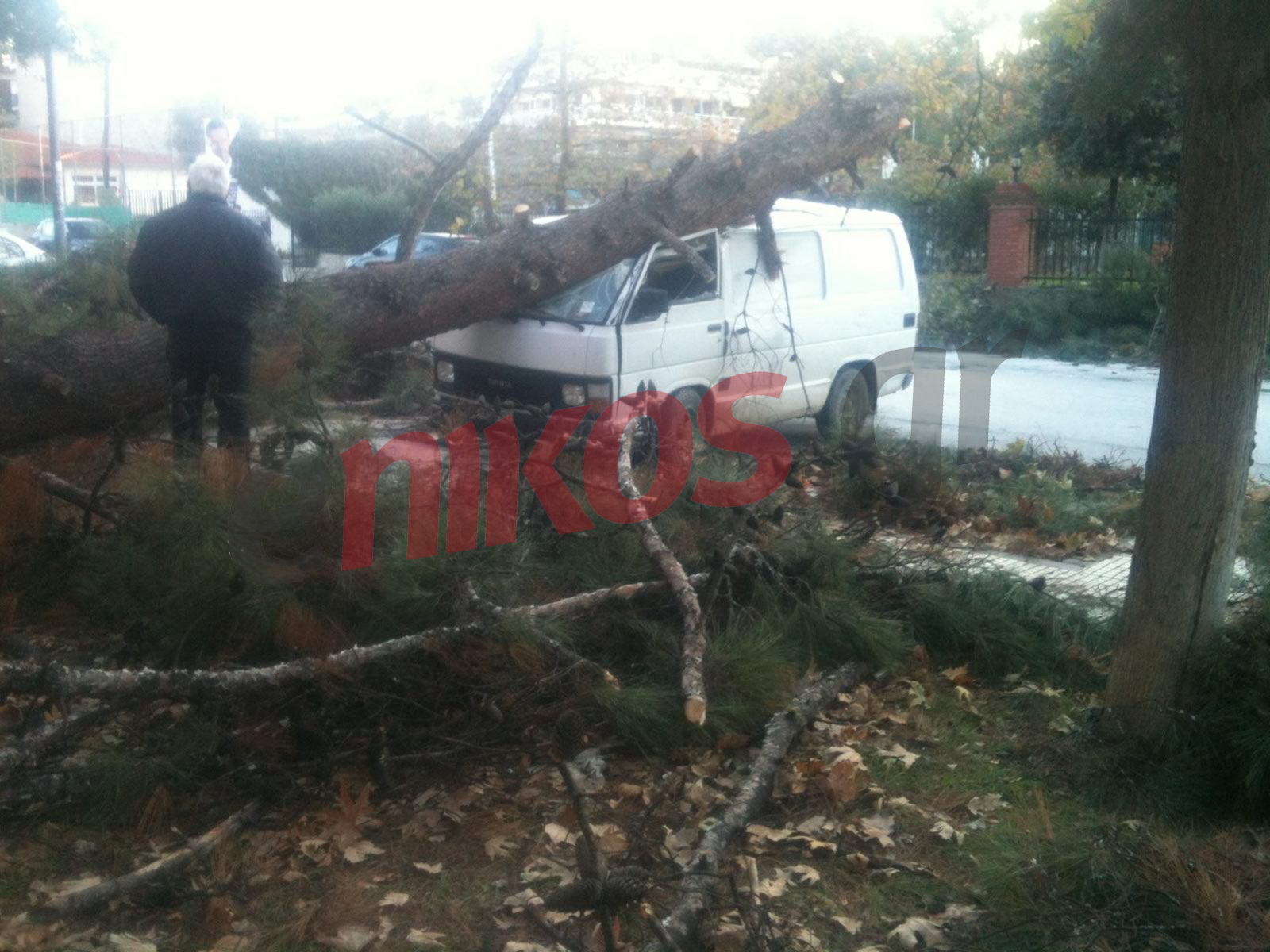 ΦΩΤΟ-Ζημιές και στο Κορδελιό