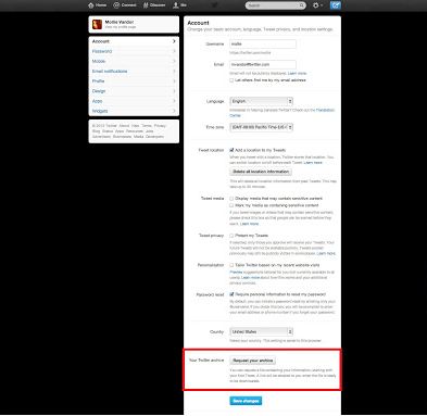 Αποθηκεύστε τα tweets σας!