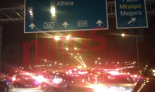 Τώρα-Μποτιλιάρισμα στην Εθνική