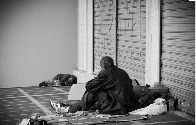 Δραματική αύξηση των αστέγων