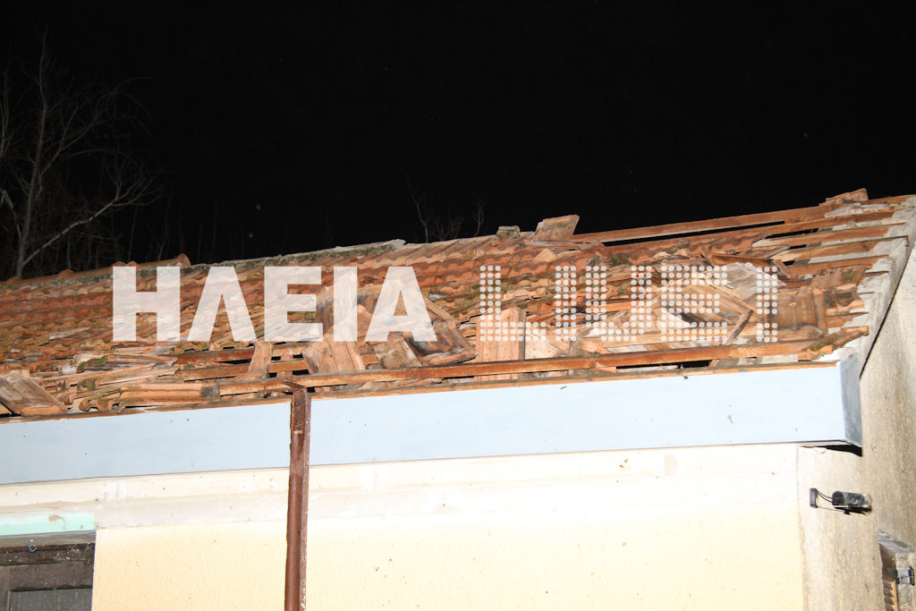 Ηλεία-Καταστροφές από την κακοκαιρία