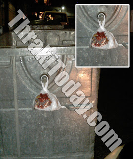 Αφήνουν φαγητό έξω από τους κάδους