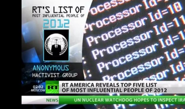 Oι Anonymous Νο1 στη λίστα με τη μεγαλύτερη επιρροή