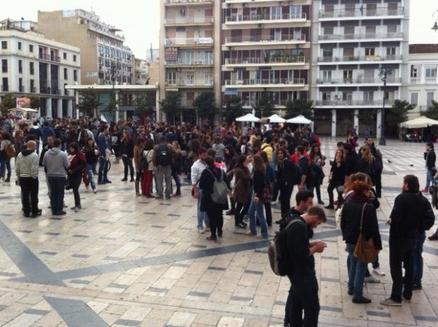 Βίντεο:Πορεία φοιτητών στην Πάτρα