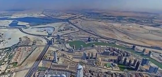 Το Ντουμπάι από τα 830 μέτρα ύψος