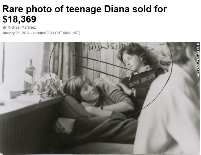 Η φωτογραφία της Diana πουλήθηκε!