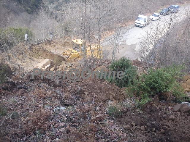 Συνεχείς κατολισθήσεις στη δυτική Ευρυτανία