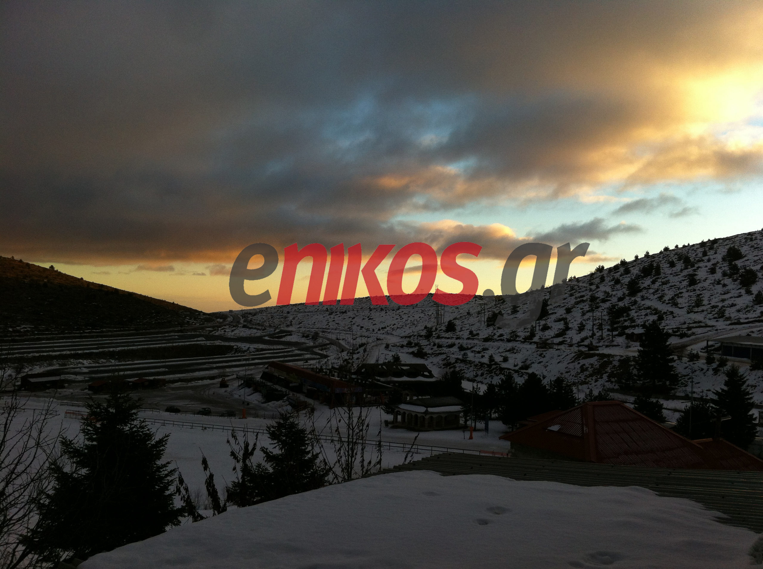 Μια «ζεστή» χιονισμένη «καλημέρα»