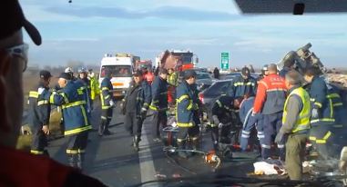 ΒΙΝΤΕΟ- Όλη η διαδρομή του ασθενοφόρου μέχρι την καραμπόλα στο Κλειδί