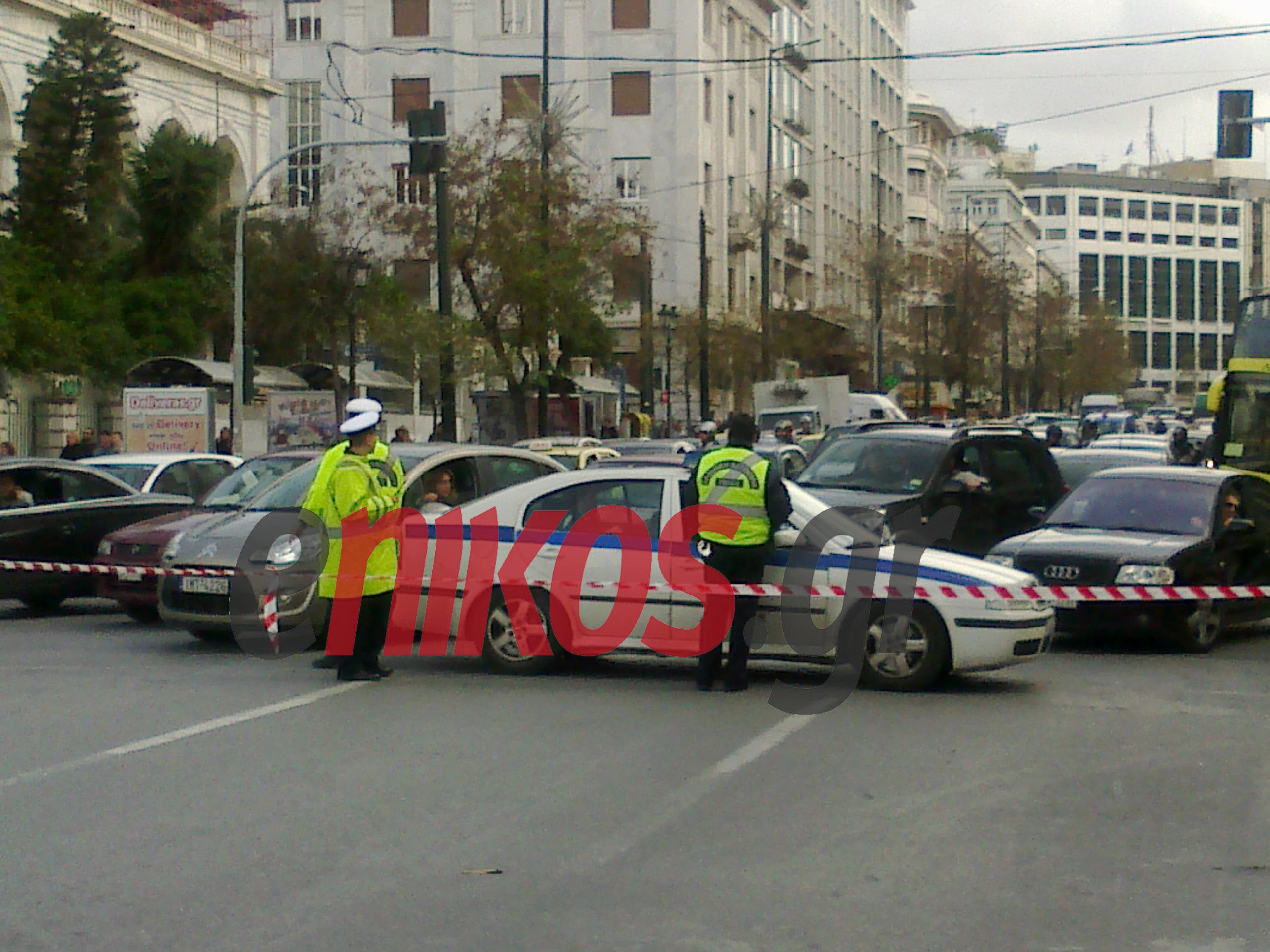 Χάος στο κέντρο της Αθήνας