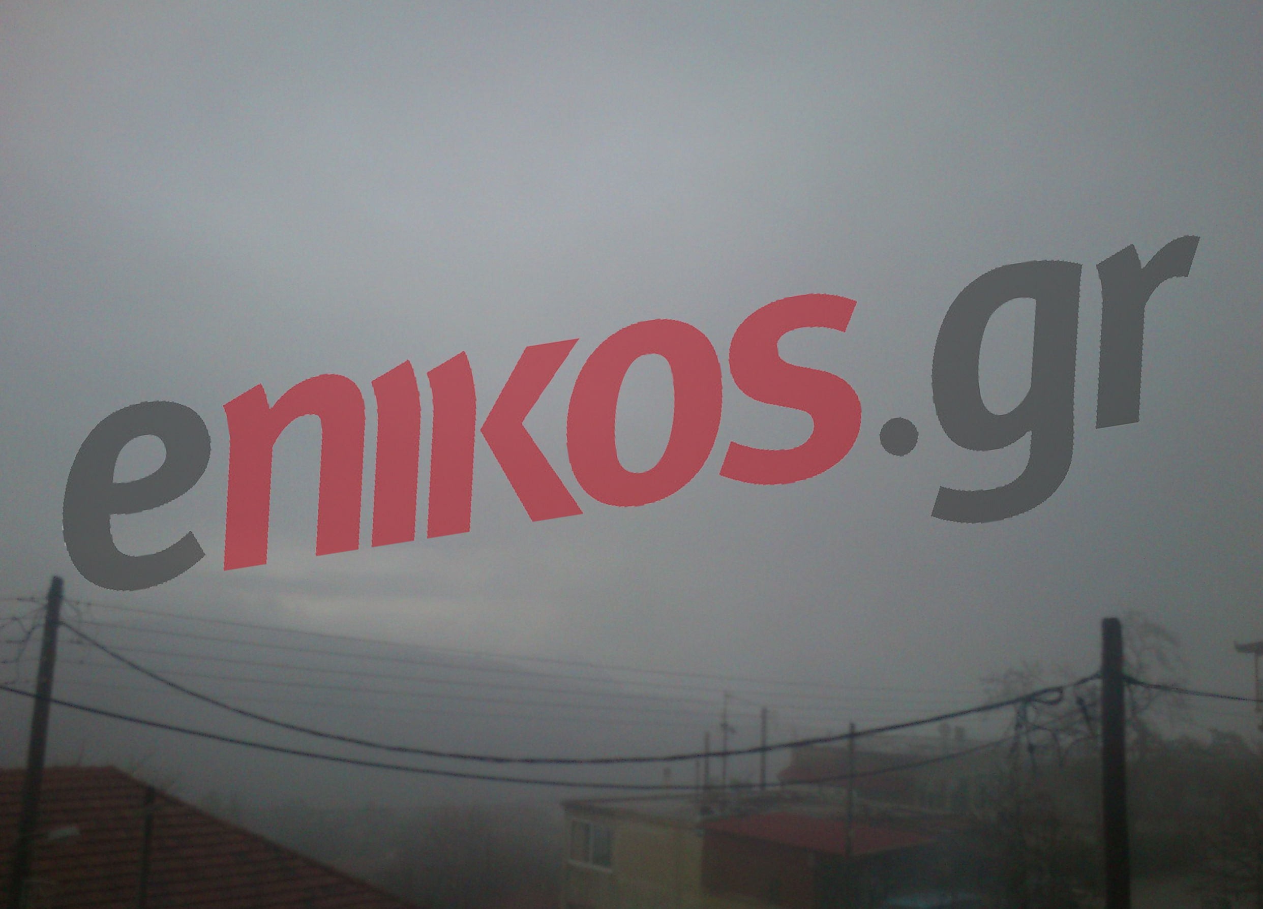 ΦΩΤΟ-Χιονόνερο στο Ξυλόκαστρο