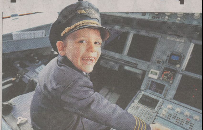 Πιλότος από… κούνια