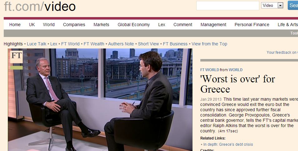 Προβόπουλος: Τα χειρότερα έχουν περάσει