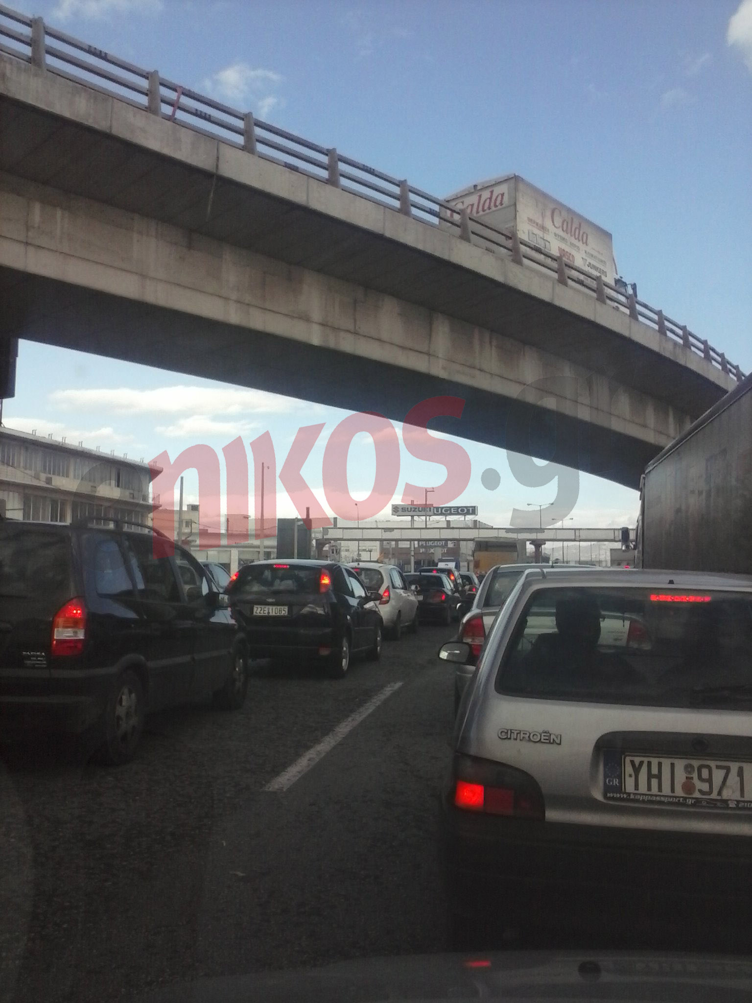 ΦΩΤΟ – “Κόλαση” στην Εθνική