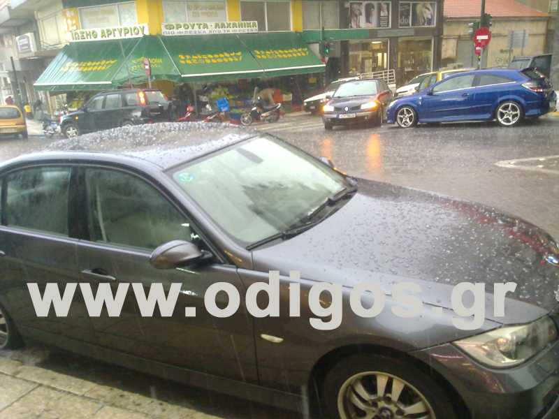 Βίντεο από τη χαλαζόπτωση στον Πύργο