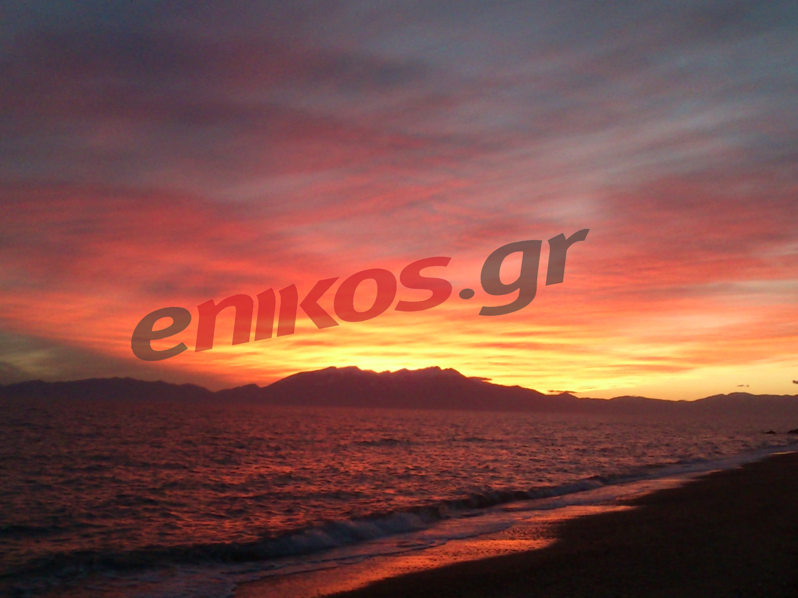 Φωτό-Όταν ο ήλιος δύει στον Όλυμπο