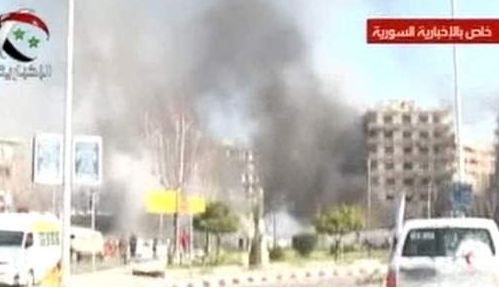 BINTEO-Οι πρώτες εικόνες από την έκρηξη στη Δαμασκό, 31 νεκροί