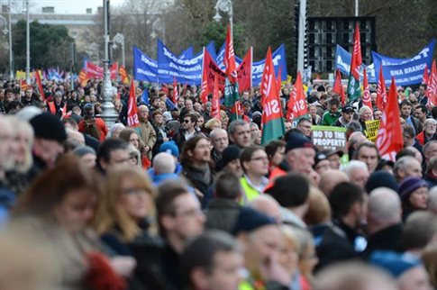 Το Δουβλίνο κατά της λιτότητας