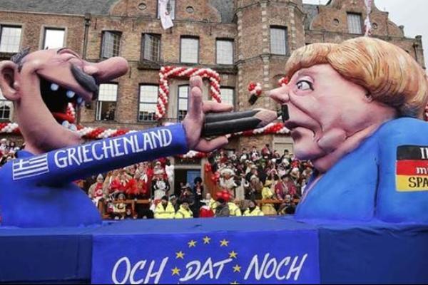 Το γερμανικό άρμα με την Μέρκελ και τον Έλληνα