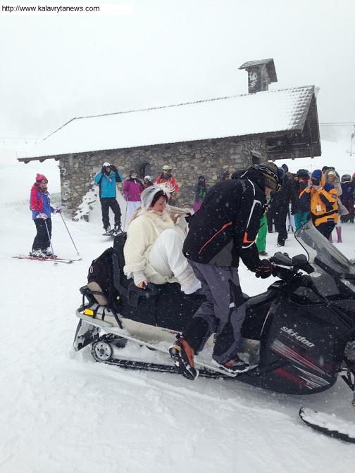 ΦΩΤΟ-Γάμος στα χιόνια