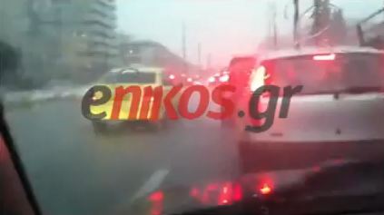 Βίντεο-Χαλάζι στην Κηφισίας