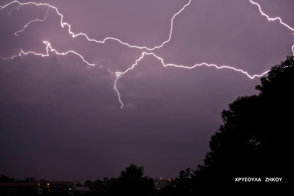 ΦΩΤΟ: Η καταιγίδα στα Χανιά