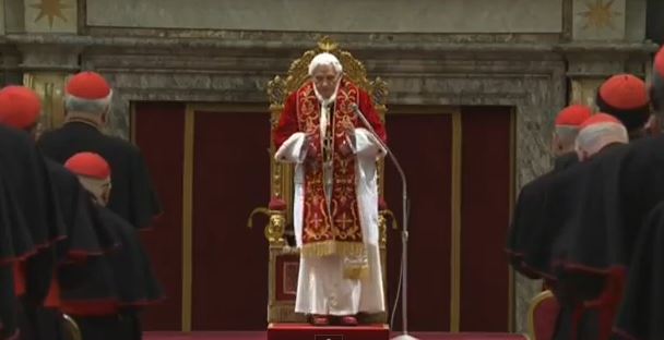 ΒΙΝΤΕΟ-Ο Πάπας αποχαιρετά τους καρδινάλιους