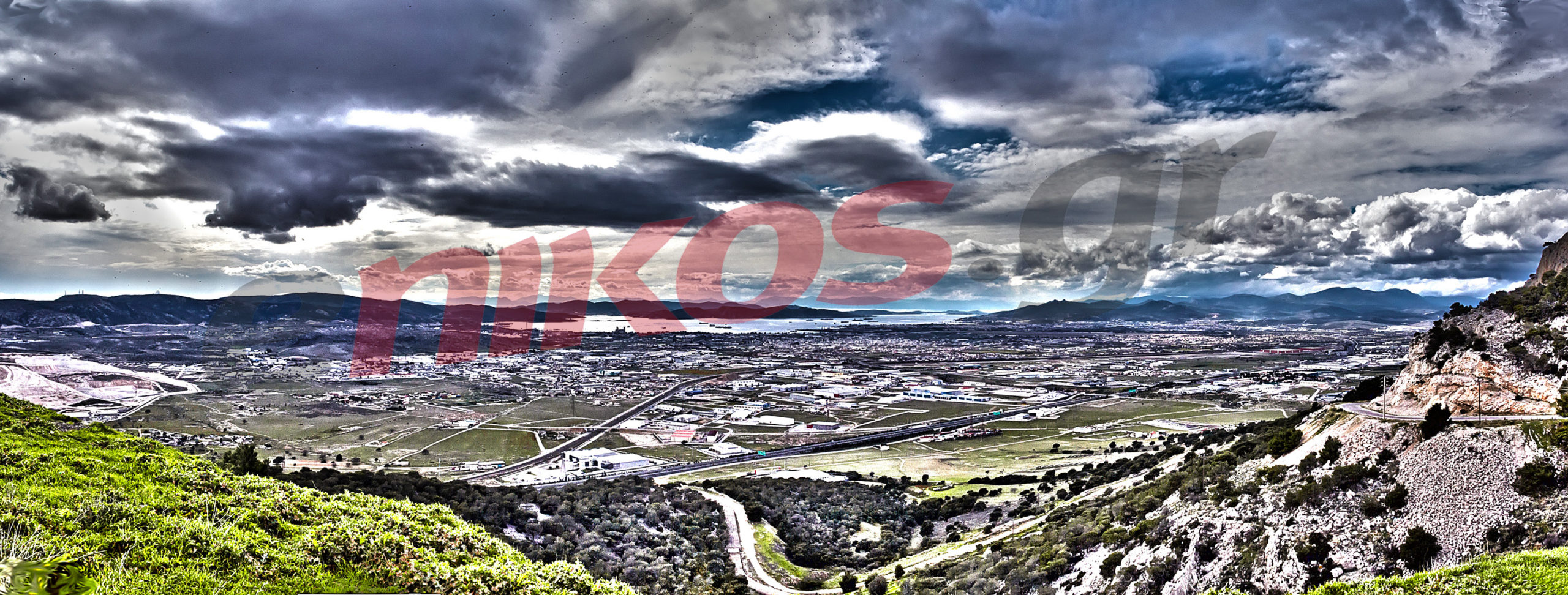 ΦΩΤΟ-Ο Ασπρόπυργος από ψηλά