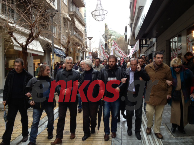 ΤΩΡΑ: Η «κεφαλή» της πορείας