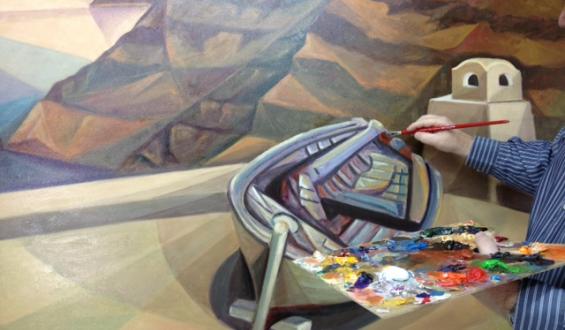 Εγκατέλειψε τη δουλειά του ασχολείται με την τέχνη