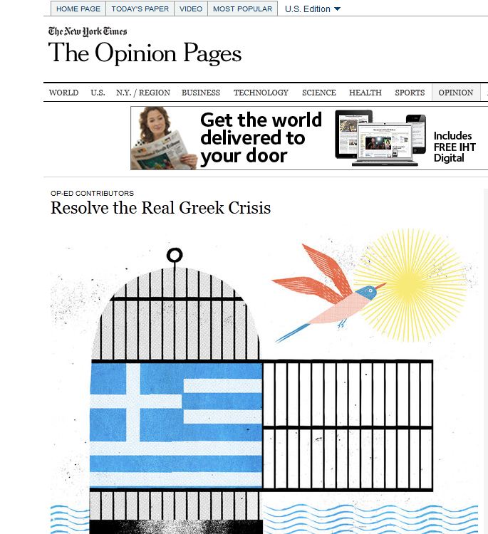 NYT: Η πραγματική ελληνική κρίση