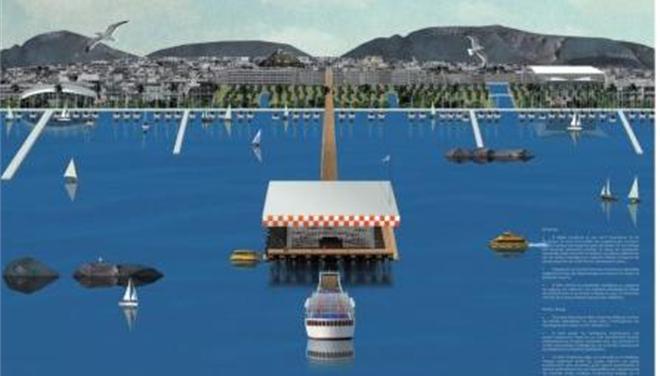 Στην εξέδρα του Φαλήρου με θαλάσσιο ταξί