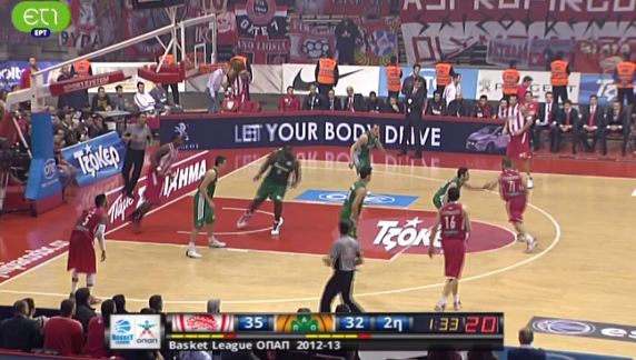 Live: Ολυμπιακός-Παναθηναϊκός 38-33 (ημίχρονο)