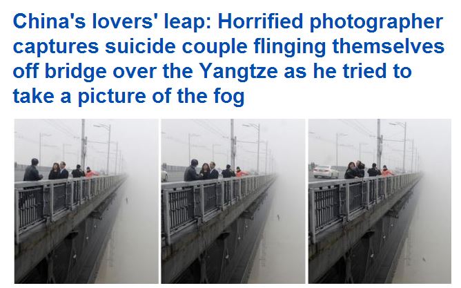 Φωτογράφισε την αυτοκτονία μιας γυναίκας