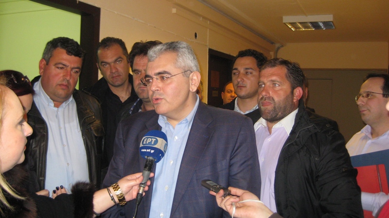 Ο Χαρακόπουλος μίλησε με αγρότες