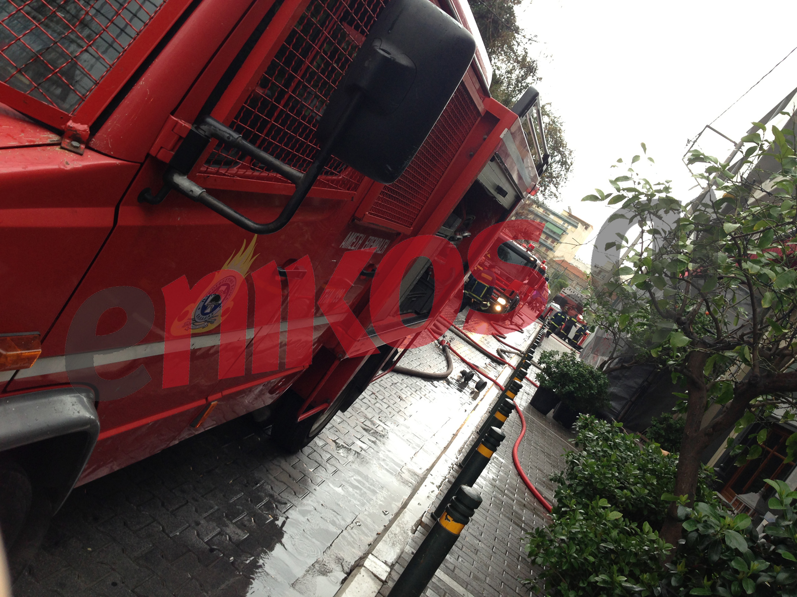 ΦΩΤΟ-Εικόνες από τη φωτιά στο Γκάζι