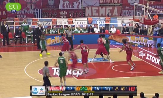 Live: Ολυμπιακός-Παναθηναϊκός 20-22 (1η περίοδος)