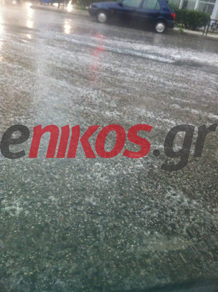 ΤΩΡΑ-Χαλάζι στα Ιλίσια