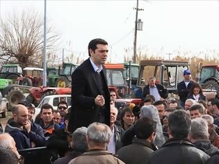 Ο Τσίπρας στα μπλόκα