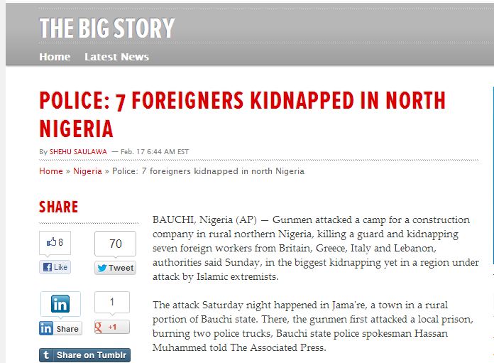 Το ΥΠ.ΕΞ για τον Έλληνα όμηρο